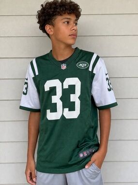 Nike NFL New York Jets #33 Jamal Adams Game Team Jersey Kids Large Ages 14-16